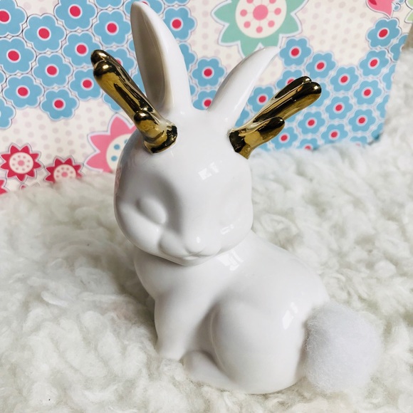 Modcloth Accessories - Jackalope Cotton Ball Container